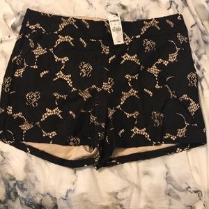 Express MidRise Floral Shorts